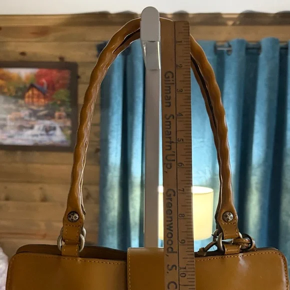 Patricia Nash Mustard Yellow Shoulder Bag - NWT - Picture 6 of 13